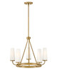 Lark - 83625GO - LED Chandelier - Selma - Gold