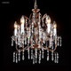 James R. Moder - 40685VB22 - Five Light Chandelier - Mini Crystal Chandelier - Vintage Bronze