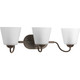 Progress Lighting - P2129-20 - Three Light Bath Bracket - Arden - Antique Bronze