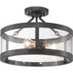 Gresham Three Light Semi-Flush Convertible (P350119-143)