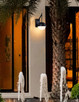 Fusion LED Outdoor Wall Sconce (FSN-7102W-ETCH-MBLK)