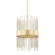 Capital Lighting - 325441FI - Four Light Pendant - Lena - Fire and Ice