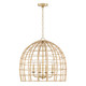 Capital Lighting - 344141MA - Four Light Pendant - Wren - Matte Brass
