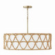 Capital Lighting - 347242MA - Four Light Pendant - Tulum - Matte Brass