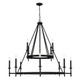 Capital Lighting - 445201IH - 12 Light Chandelier - Ogden - Brushed Black Iron