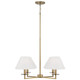 Capital Lighting - 452241AD - Four Light Chandelier - Gilda - Aged Brass Capital Lighting - 452241AD - Four Light Chandelier - Gilda - Aged Brass