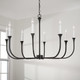 Decklan Eight Light Chandelier (452381BI)