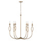 Capital Lighting - 452562ML - Six Light Chandelier - Cohen - Mystic Luster Capital Lighting - 452562ML - Six Light Chandelier - Cohen - Mystic Luster