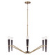Enzo Six Light Chandelier (453861AB)