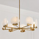 Oriya Eight Light Chandelier (454682AD) Oriya Eight Light Chandelier (454682AD)