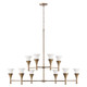 Capital Lighting - 455701ML - Ten Light Chandelier - Nola - Mystic Luster Capital Lighting - 455701ML - Ten Light Chandelier - Nola - Mystic Luster