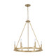 Capital Lighting - 4916AD - Six Light Chandelier - Pearson - Aged Brass