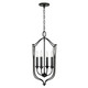 Capital Lighting - 541641BI - Four Light Foyer - Bentley - Black Iron