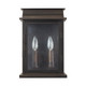 Bolton Two Light Outdoor Wall Lantern (936822OZ)