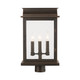 Bolton Three Light Outdoor Post Lantern (936832OZ)