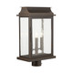 Bolton Three Light Outdoor Post Lantern (936832OZ)
