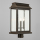 Bolton Three Light Outdoor Post Lantern (936832OZ)