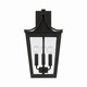 Adair Three Light Outdoor Wall Lantern (947931BK)