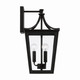Adair Three Light Outdoor Wall Lantern (947931BK)