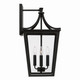 Adair Four Light Outdoor Wall Lantern (947941BK)