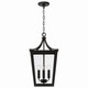 Adair Four Light Outdoor Hanging Lantern (947942BK)