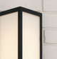 Irvin One Light Outdoor Wall Lantern (954711BK-LD)