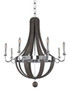 Kalco - 300484CH - Eight Light Chandelier - Sharlow - Chrome