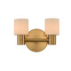 Kalco - 308432WB - LED Bath - Harlowe - Winter Brass