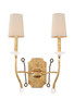 Kalco - 500820HG - Two Light Wall Bracket - Waverly - Honey Gold