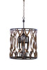Kalco - 501852MC - Eight Light Foyer Pendant - Soho - Milk Chocolate