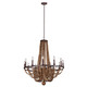 Kalco - 505272RM - 12 Light Chandelier - Beechwood - Royal Mahogany