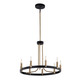 Clayton Nine Light Chandelier (NSH-8043-MBBR)
