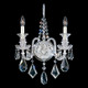 Schonbek - 5702CL - Two Light Wall Sconce - Hamilton - Polished Silver