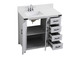 Grant Bathroom Vanity Set in Grey (173-VF90236GR-BS)