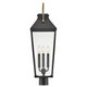 Dawson LED Post Top or Pier Mount Lantern (17501BK)