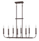 Hinkley - 3074KZ - LED Linear Chandelier - Alister - Buckeye Bronze