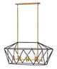 Hinkley - 3575DZ - LED Chandelier - Theory - Aged Zinc