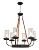 Thornton Six Light Chandelier (36126-ABZ)