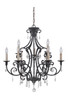 Craftmade - 38929-MBK - Nine Light Chandelier - Bentley - Matte Black