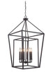 Hudson Six Light Foyer Pendant (45836-OB)