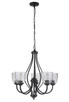 Craftmade - 49925-ESP - Five Light Chandelier - Serene - Espresso