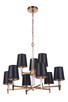Tarryn Nine Light Chandelier (53229-SB)