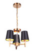 Tarryn Three Light Convertible Semi Flush/Pendant (53253-SB)