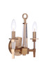 Tarryn Two Light Wall Sconce (53262-SB)