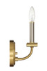 Stanza One Light Wall Sconce (54861-BNKSB)