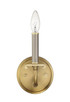 Stanza One Light Wall Sconce (54861-BNKSB)