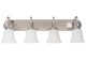 Craftmade - 7132BNK4-WG - Four Light Vanity - Cecilia - Brushed Satin Nickel