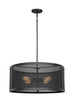Visual Comfort Studio - 6528504-12 - Four Light Pendant - Gereon - Black