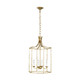 Visual Comfort Studio - AC1014ADB - Four Light Pendant - Bantry House - Antique Gild