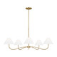 Visual Comfort Studio - CC1695BBS - Five Light Chandelier - Laguna - Burnished Brass